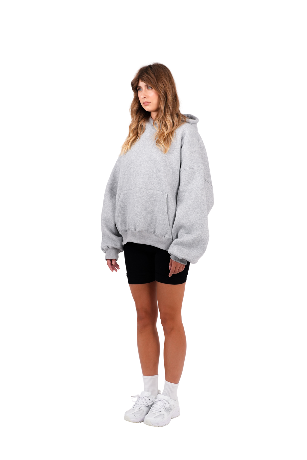 HOODIE – HEATHERED GREY