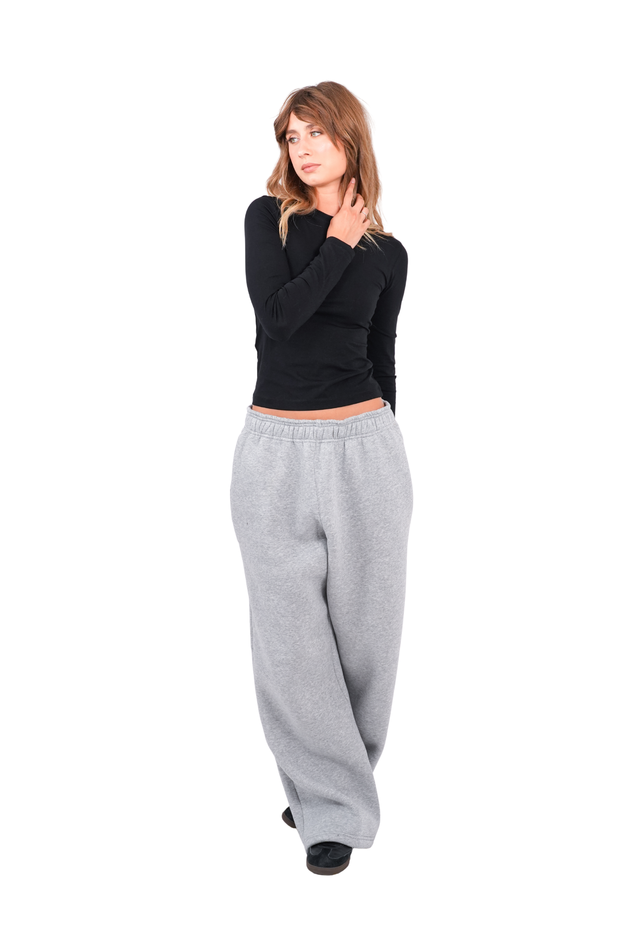 SWEATPANTS – HEATHERED GREY
