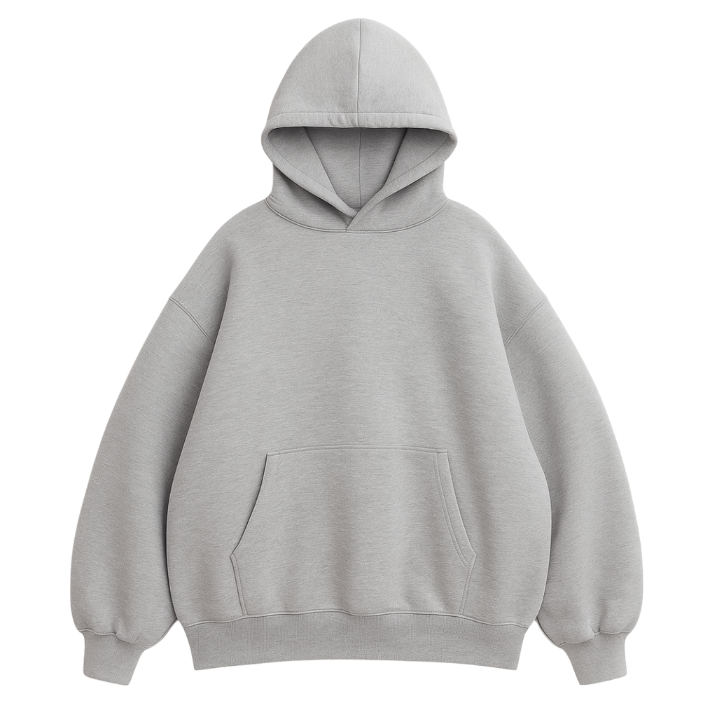 HOODIE – HEATHERED GREY