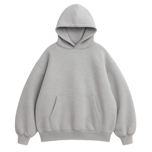 HOODIE – HEATHERED GREY