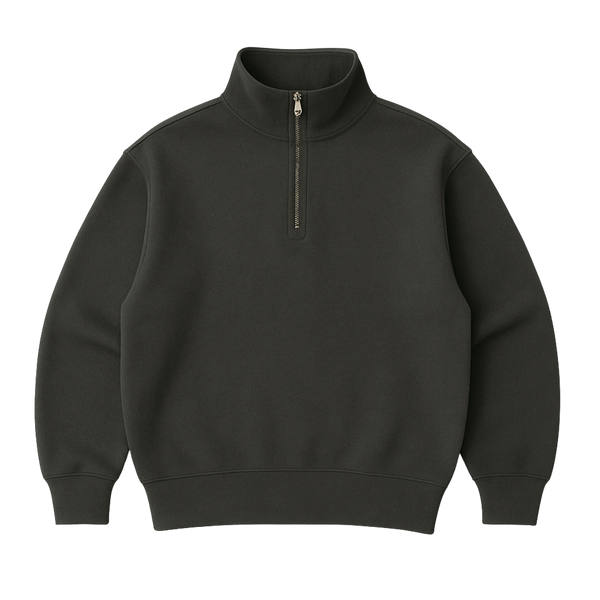 QUARTER ZIP – GREY