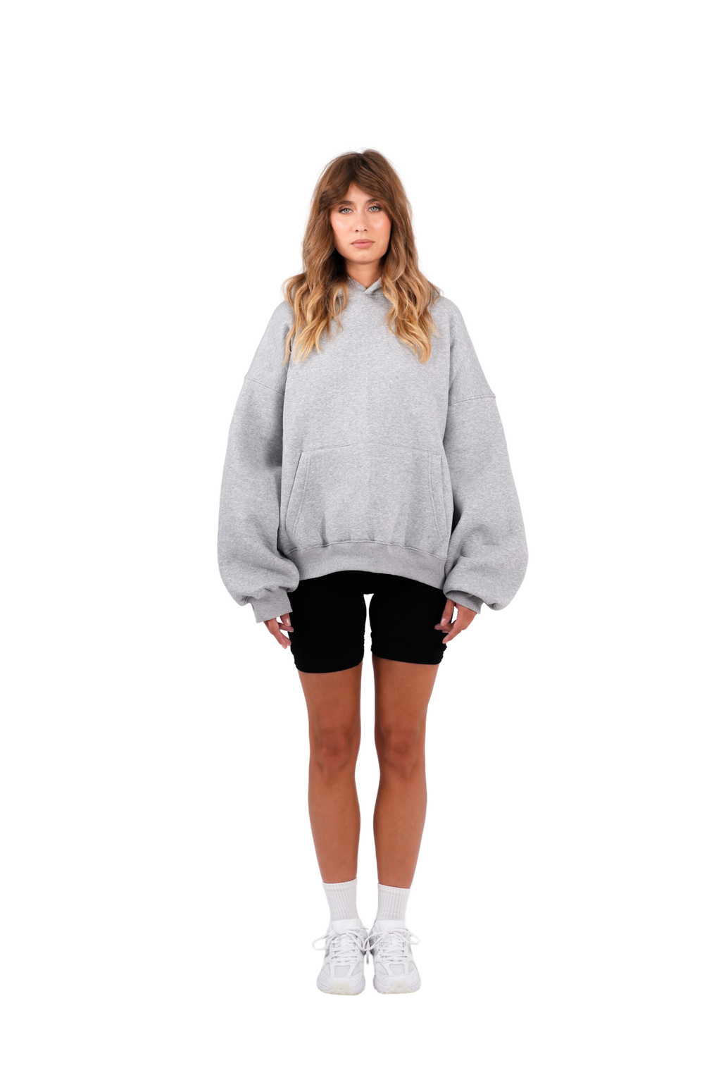 HOODIE – HEATHERED GREY