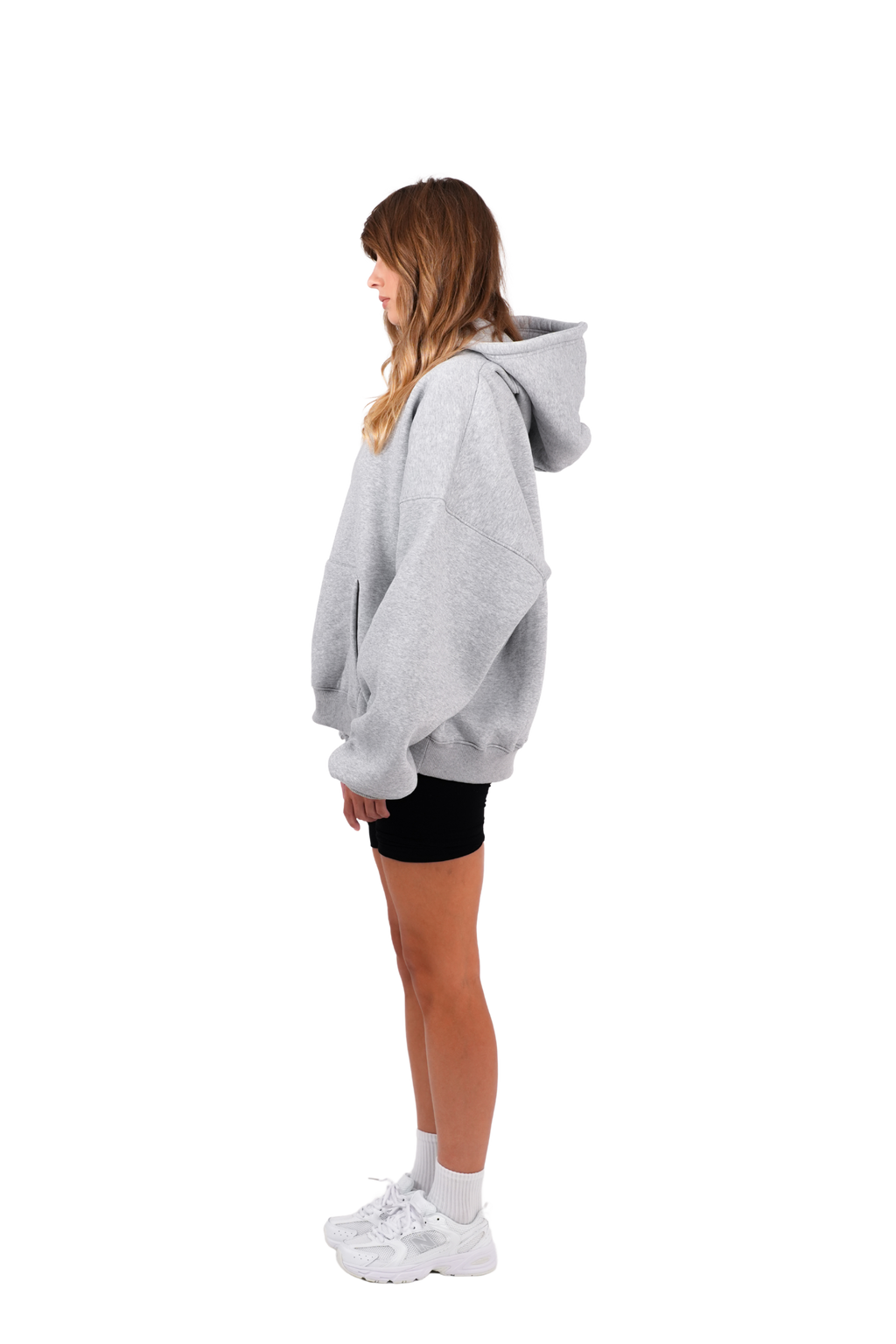 HOODIE – HEATHERED GREY