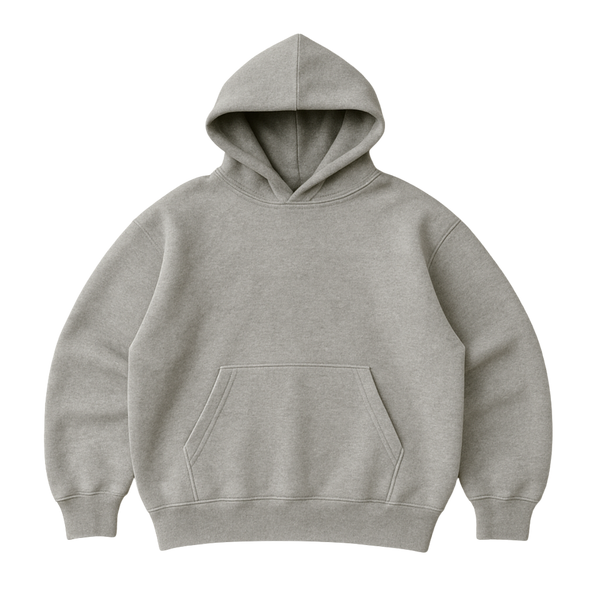 HOODIE – HEATHERED GREY