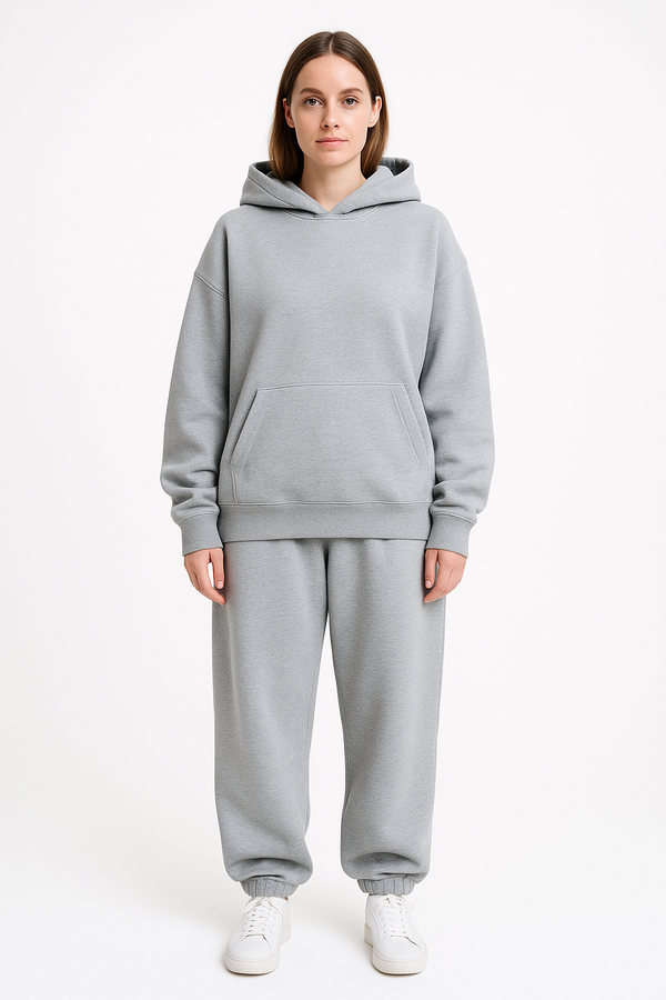 HOODIE – HEATHERED GREY