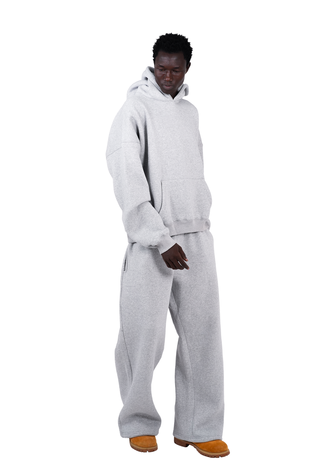 HOODIE – HEATHERED GREY