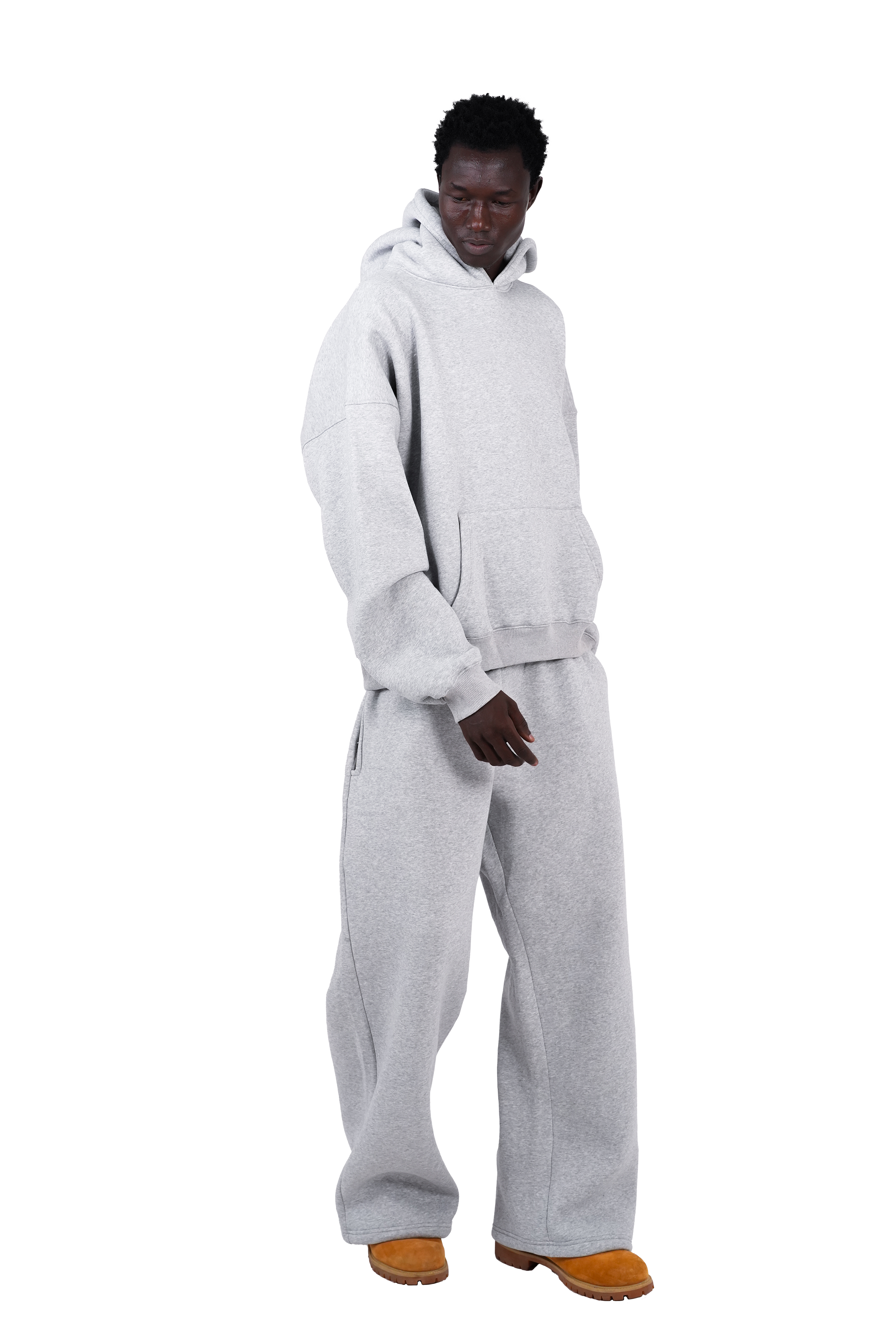 HOODIE – HEATHERED GREY