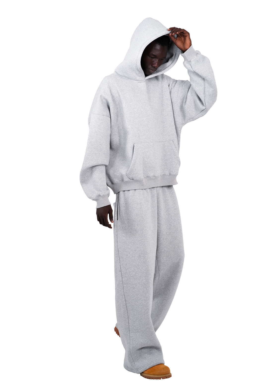 SWEATPANTS – HEATHERED GREY