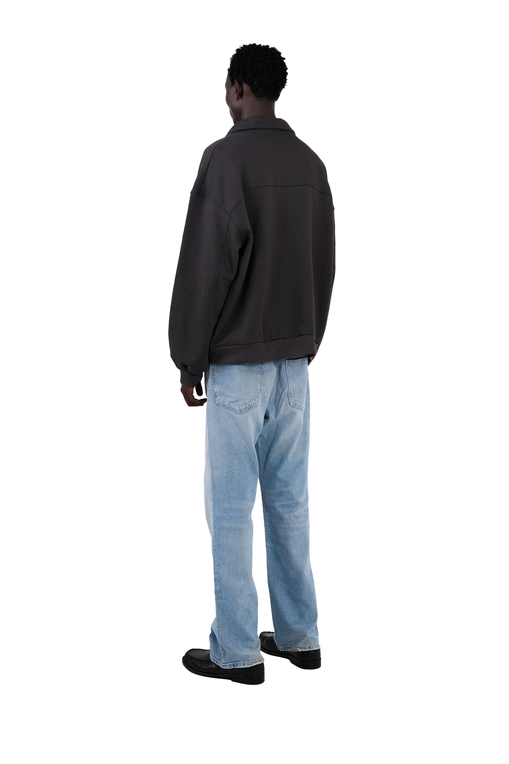 QUARTER ZIP – DARK GREY