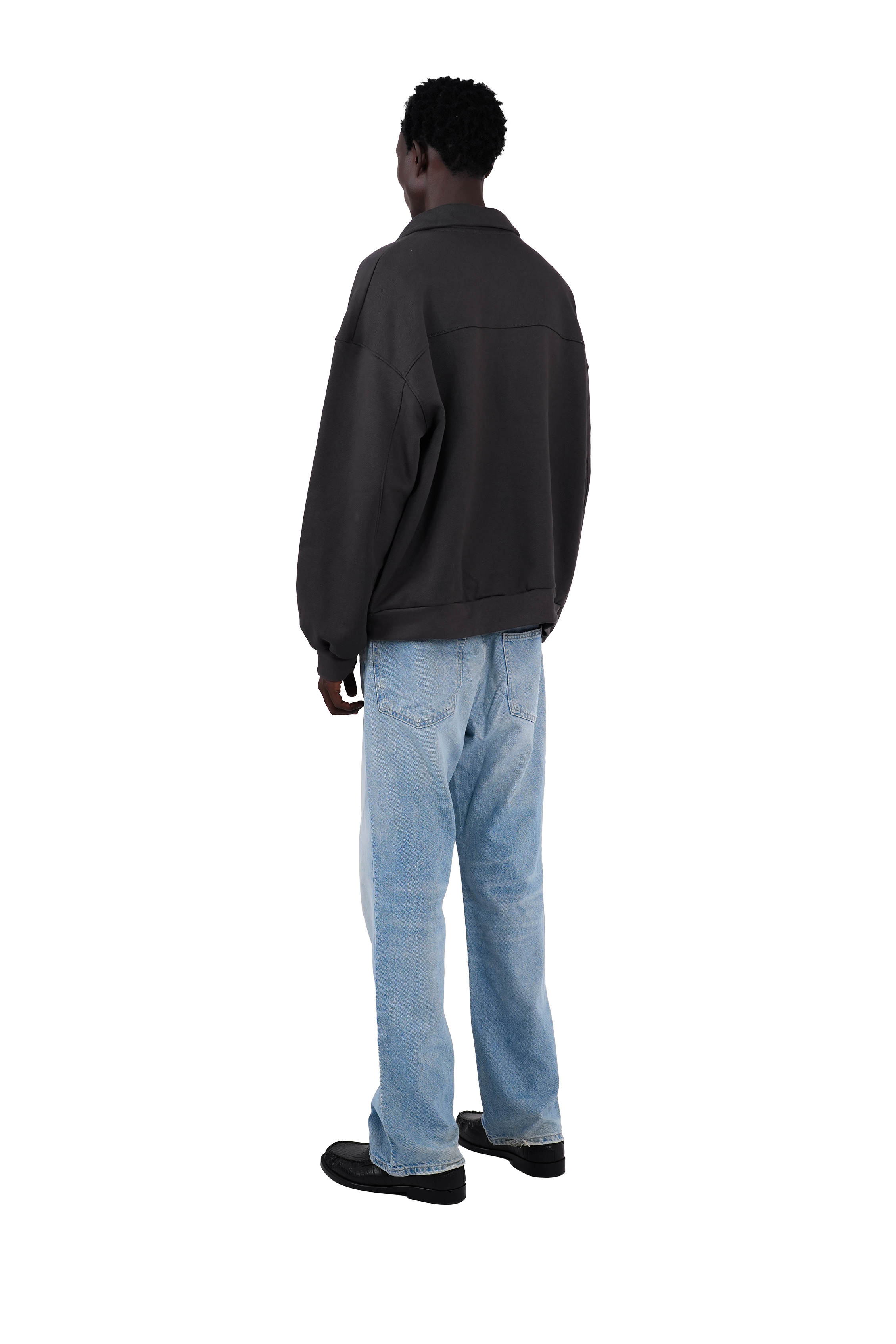 QUARTER ZIP – DARK GREY