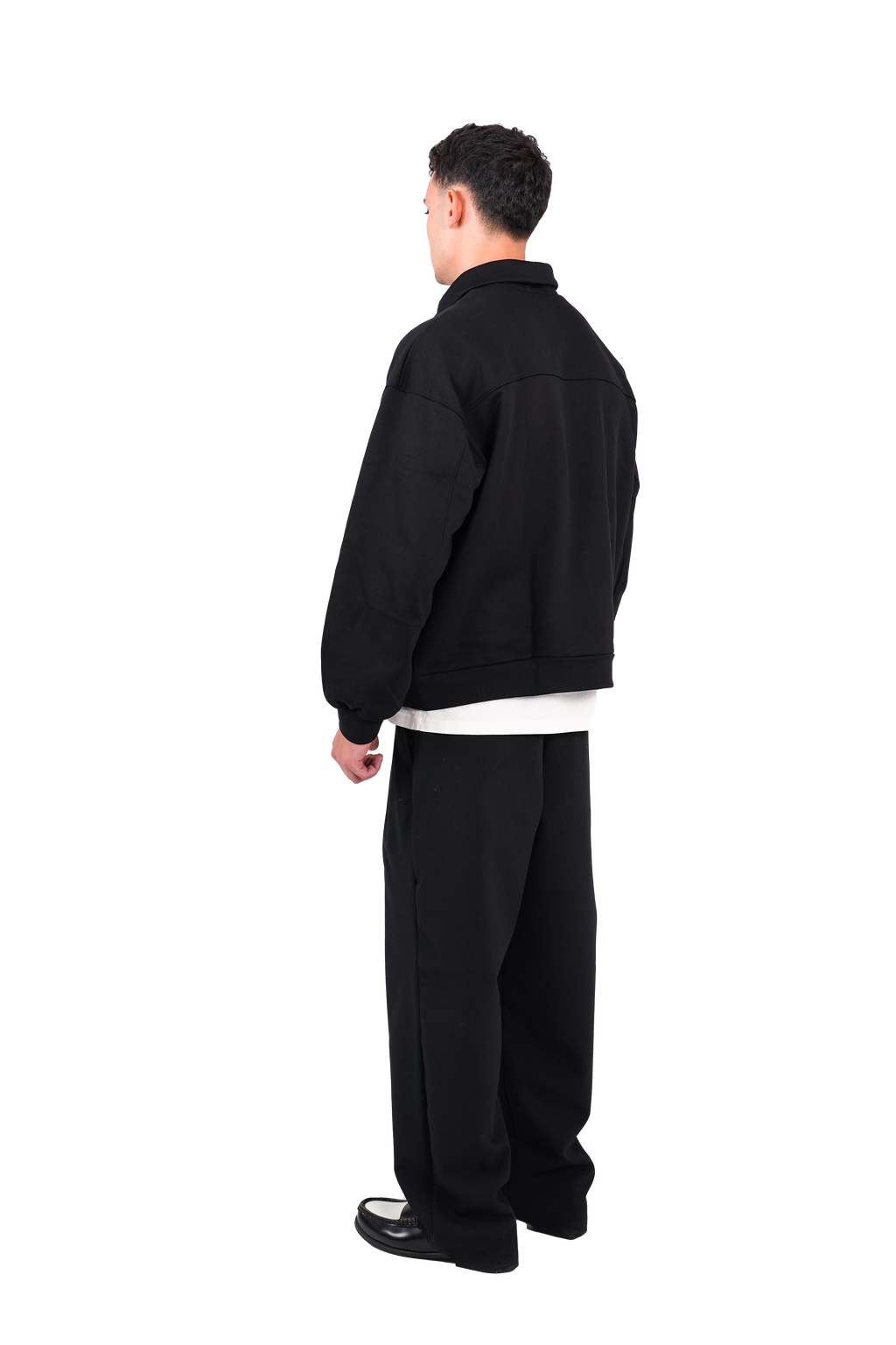 QUARTER ZIP – BLACK