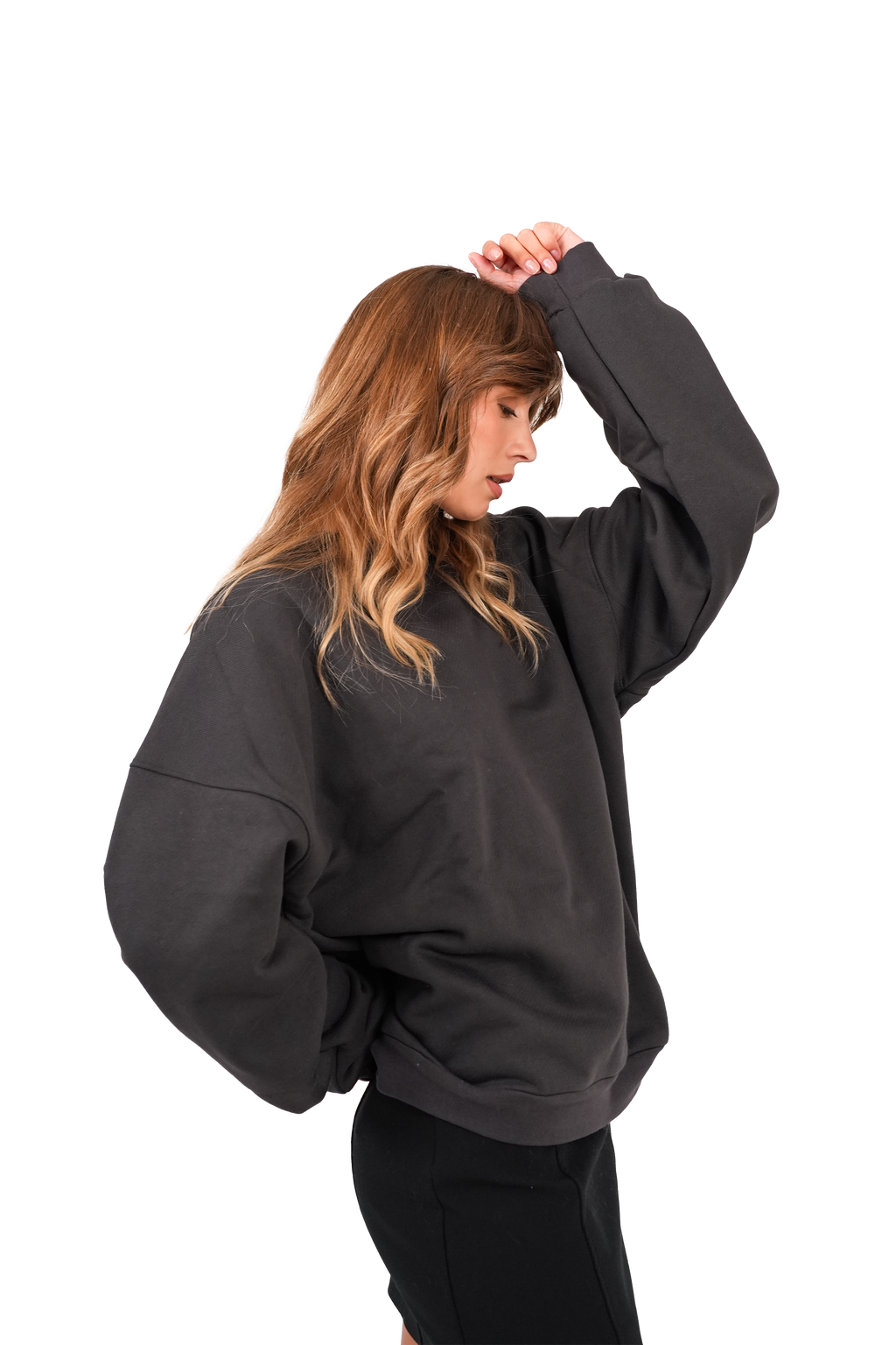 CREWNECK – DARK GREY