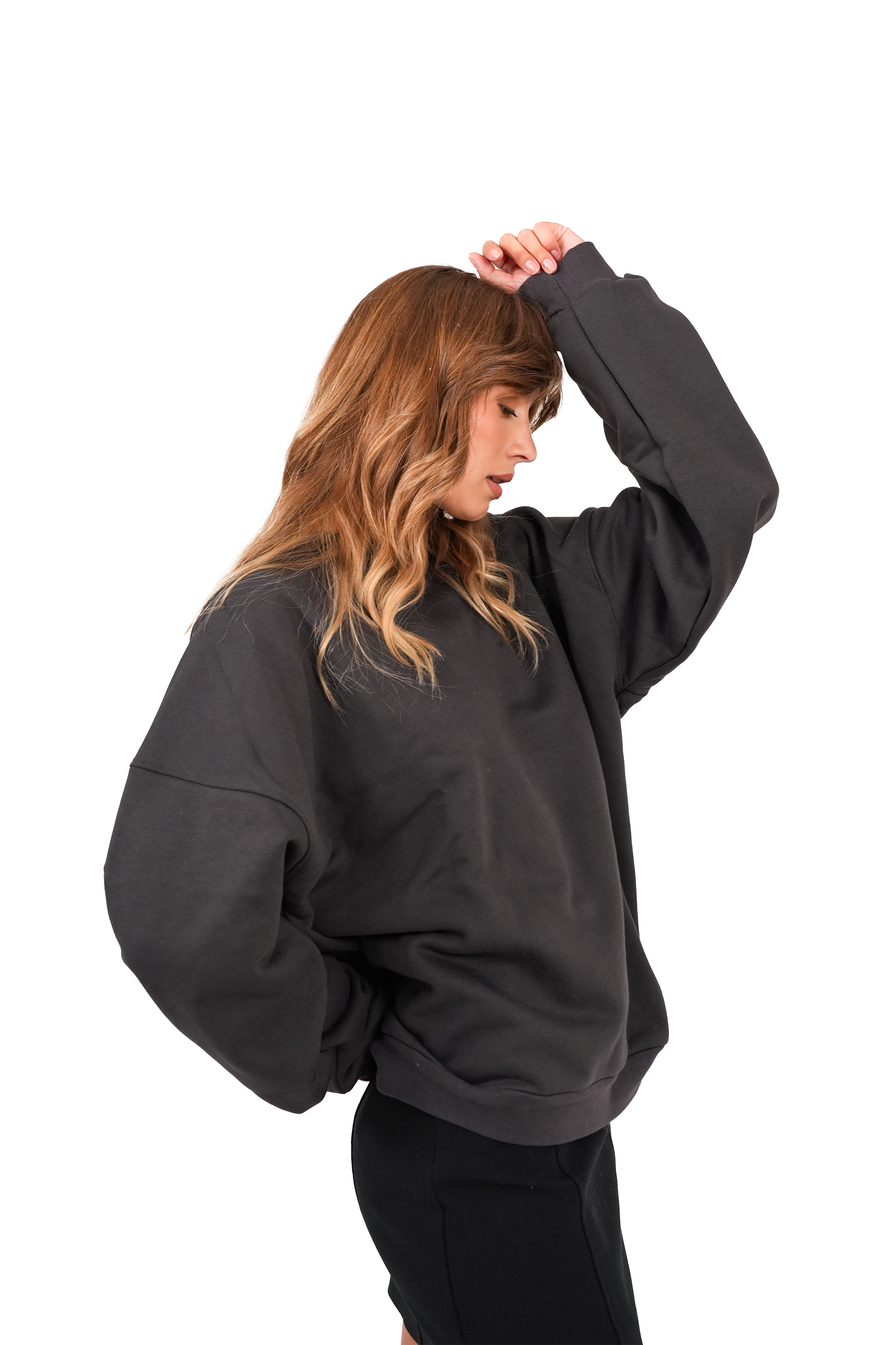 CREWNECK – DARK GREY