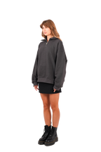 QUARTER ZIP – DARK GREY