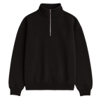 QUARTER ZIP – BLACK