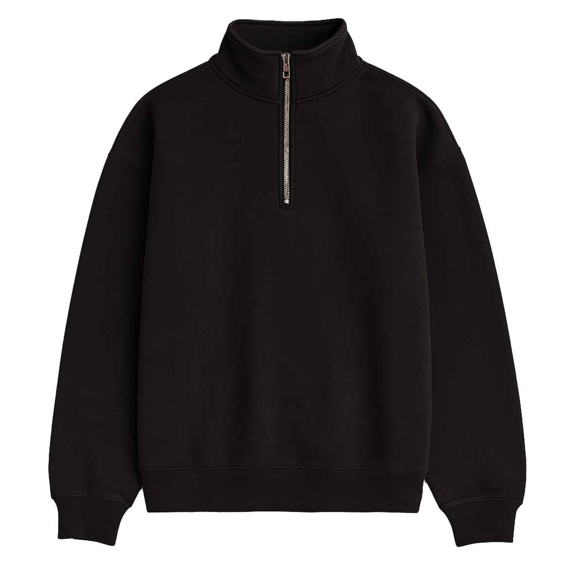 QUARTER ZIP – BLACK